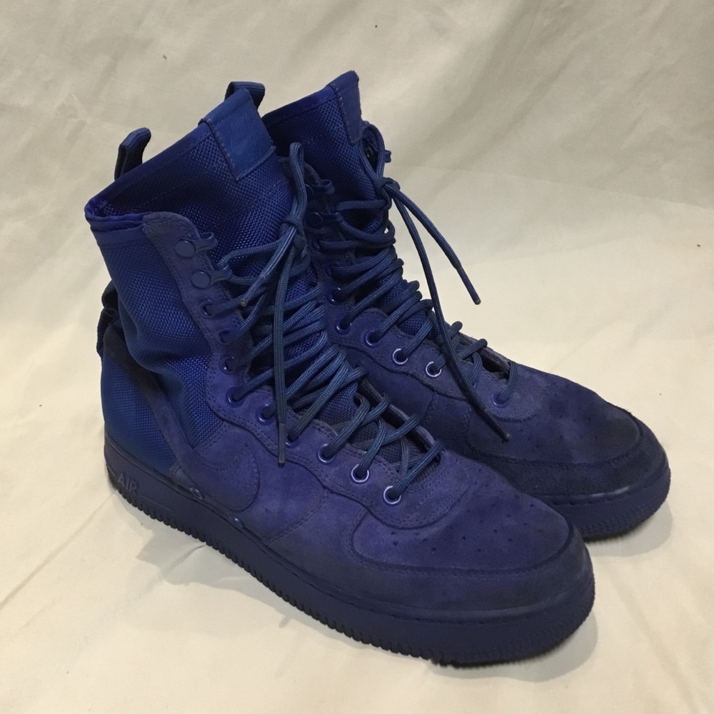 Nike Sf Air Force 1 Game Royal Sz 9.5